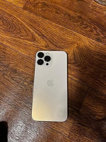 13 iphone qiymeti: IPhone 13 Pro Max, 128 GB, Gümüşü, Face ID — 1