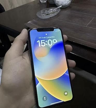 IPhone X, 64 GB, Ağ, Simsiz şarj, Face ID lalafo.az -da IPhone X, 64 GB, Ağ, Simsiz şarj, Face ID