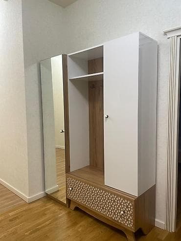 uşaqlar ucun isvec divarları: İşlənmiş, 3 qapılı, Ağ, Açılan, Düz dolab — 6