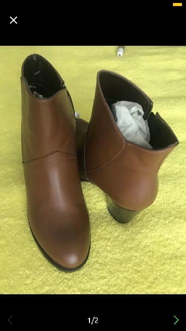 brend qadin ayaqqabilari: Ölçü: 38, rəng - Qəhvəyi, Yeni — 2