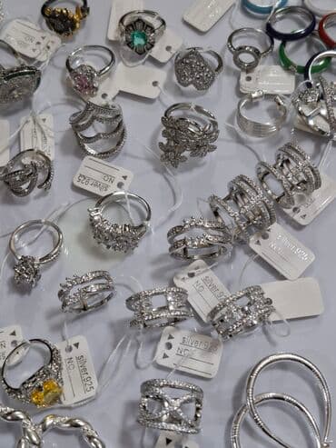 gümüş kişi üzükleri: Üzük, Gümüş, Qaşsız — 14