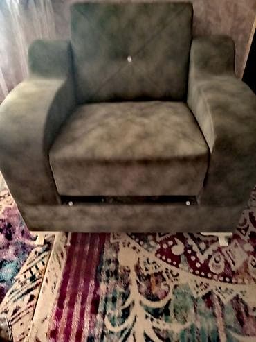 moydadir satisi: Раскладной диван, Новый, Раскладной, С подъемным механизмом, Велюровая ткань — 1