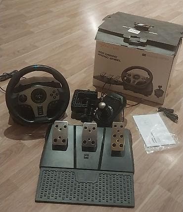 PXN V9 900° Gaming Racing Wheel dəsti Sadəcə birneçe ay işlənib başqa