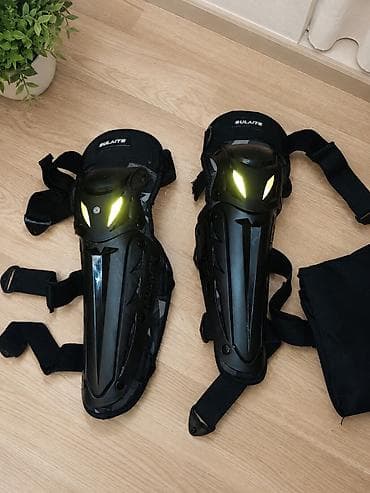 enduro: Motosiklet/sürət idmanı üçün “SULAITE” diz və incik qoruyucuları (cüt) — 1