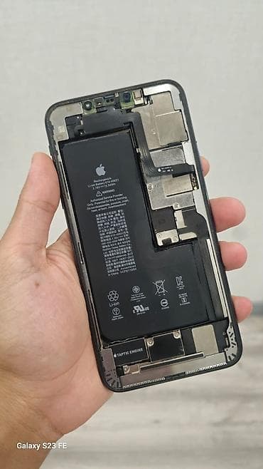 ayfon kreditle: IPhone 11 Pro Max, 256 GB, Matte Midnight Green, Qırıq, Simsiz şarj, Face ID — 2