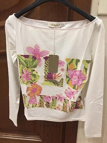cins tulumlar: Brend: Blumarine Model: Uzunqol qadın köynəyi/bluz Rəng: Ağ əsas — 2