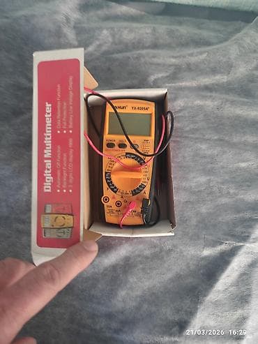 Darvazalar və aksesuarlar: Multimetr, Rəqəmsal, Zəmanətsiz — 1