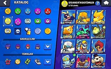 random hesab az: Brawl Stars hesabı – yüksək trophy və tam kolleksiya - Kupa yolu: 72 — 7