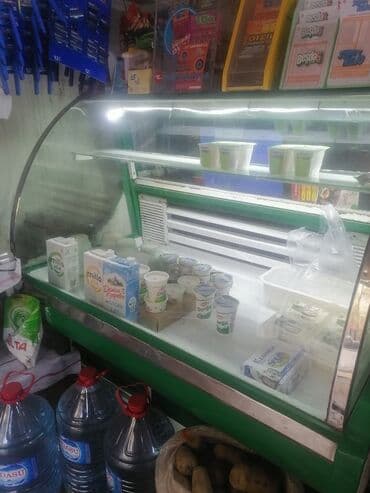 telfon soyuducu: Mağaza üçün soyuducu vitrin və içki vitrin - Şüşə qapılı, dik tip — 2