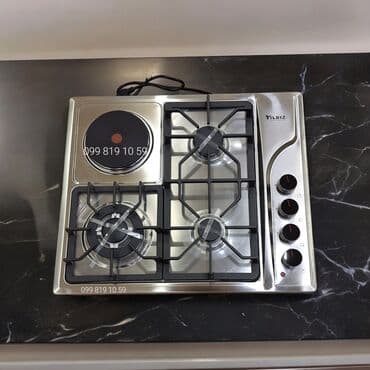 elektrik pecləri: Plitə Qazlı, Quraşdırılan, 4 gözlü, Yeni — 1