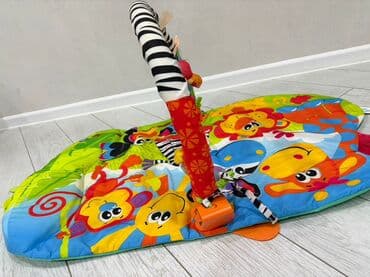 Mercedes-Benz: Rəngarəng körpə oyun xalçası və asma oyuncaq tağı - Yumşaq, yastıqlı — 1