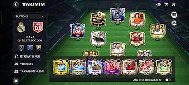 Продажи, работа с клиентами: EA FC Mobile hesabı – güclü squad - Ümumi reytinq: GEN 120 - Sxem — 1