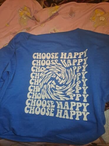 детские однотонные футболки: Ağ rəngli sweatşört. - Ön hissədə rəngarəng “HAPPY COMICS” çapı və — 5