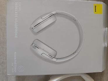 Baseus Encok D02 Pro simsiz qulaqlıq - Rəng: ağ - 40 mm Full Range