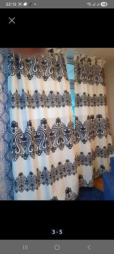 mishenna home textile: Yeni, Pambıq Pərdə, rəng - Ağ, Ünvandan götürmə — 1