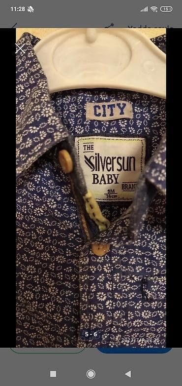 Uşaq geyimi və ayaqqabıları: Oğlan uşaqları üçün iki hissəli dəst - Köynək: The Silversun Baby — 4