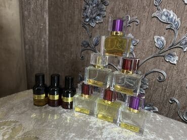 Müxtəlif brend ilhamlı ətirlər kolleksiyası - Şüşə flakonlarda sprey