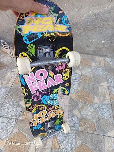 No Fear skeytbordu - Brend: No Fear - Ölçü: tam ölçülü klassik — 3