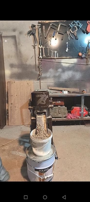 Bərkidici məhsullar: Sənaye tipli pelet/briket istehsal üçün qranulyator (ekstruder) — 1