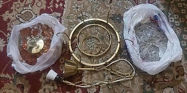 Digər: Klassik asma çilçıraq üçün tam dəst hissələr - Material: metal — 1