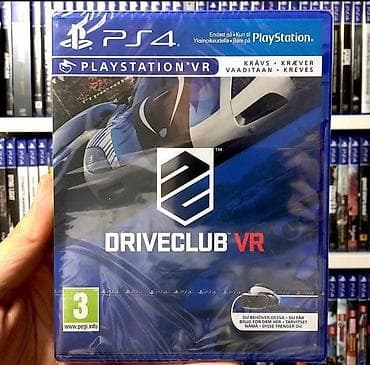 cd disk: PS4 üçün Driveclub VR – PlayStation VR dəstəyi ilə yarış oyunu - — 1