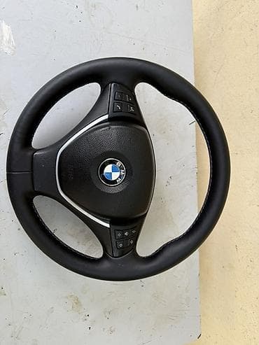 BMW sükan çarxı – orijinal e-70 x5 - Material: qara dəri (eleqant