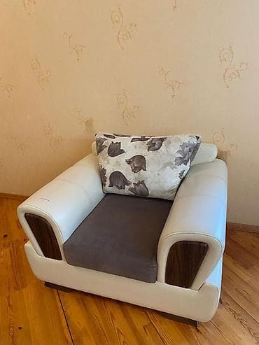 Кресла: 2 ədəd kreslo birlikdə 25 AZN - Dizayn: Ağ rəngli ekokoja korpus — 2