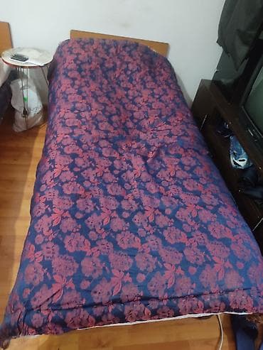 bazali tek carpayilar: Təknəfərlik çarpayı, Matras ilə, Siyirməsiz — 4