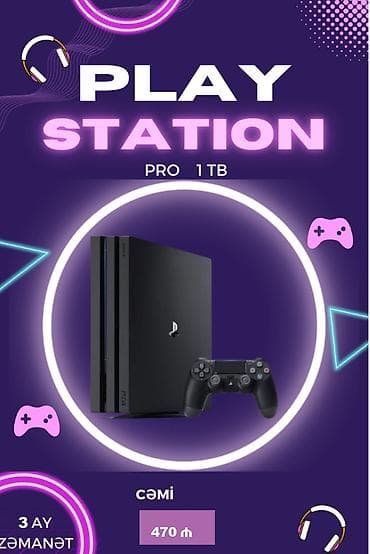 ps hesaba pul vurma: PlayStation Pro 1TB oyun konsolu - Model: PlayStation Pro (PS4 Pro) - — 1