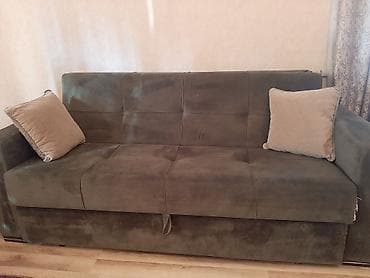 divan ustu: Divan, İşlənmiş, Açılan, Bazalı, Vеlur parça — 1