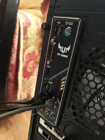 Masaüstü kompüter toplusu - Sistem bloku: ATX/qara korpus, ön paneldə — 7