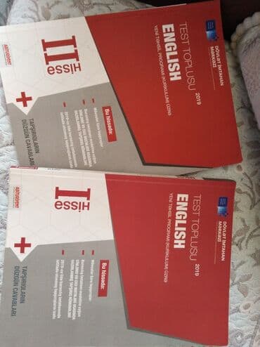 Azərbaycan dili və İngilis dili I və II hissə test topluları. Hər — 2