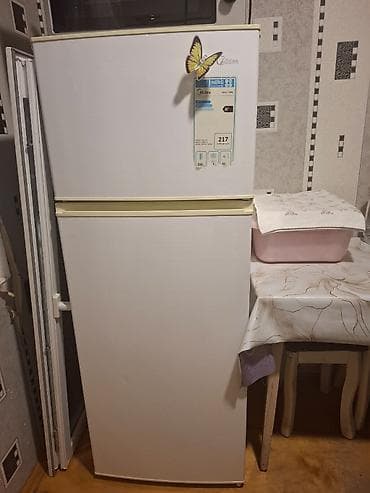 soyuducu islemis: İşlənmiş 2 qapılı Midea Soyuducu Satılır, rəng - Ağ — 1