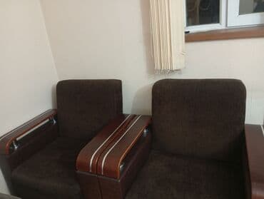 Ev üçün digər mebel: İşlənmiş, 2 kreslo, Bazalı, Açılan — 1