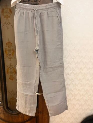 Bol kəsim Şalvar, rəng - Boz — 1