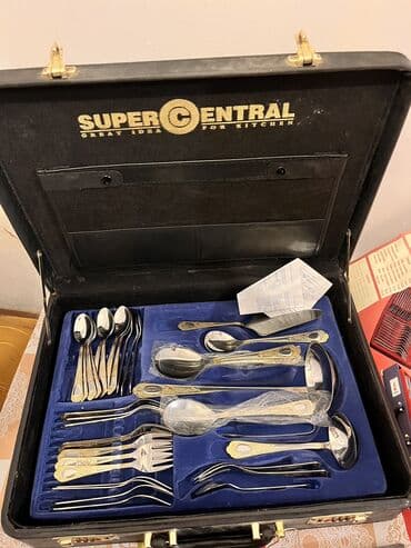 cəngəl qaşıq: Dəst öz çemodanında satışdadır. 20 il öncə Maxaçkaladan alınıb — 3