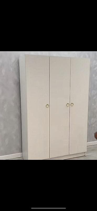 rr mebel: 3 qapılı, Güzgülü, Ağ, Taxta, Açılan, Düz dolab — 10