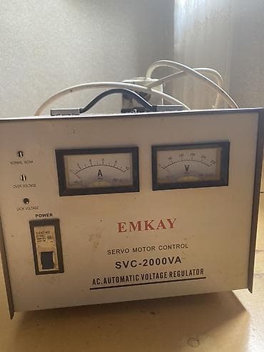 EMKAY SVC-2000VA – Servo motor idarəetməli avtomatik gərginlik