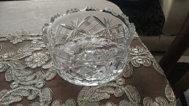 Xrustal konfet qabi satilir. 2 ededdir. Biri 25 manat lalafo.az -da Xrustal konfet qabi satilir. 2 ededdir. Biri 25 manat