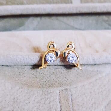 qaş sabitləyici: Sırğa, Sarı qızıl, 585 Əyar, 361 g — 2