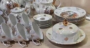 b çay servizi var: Чайный набор, цвет - Белый, 6 персон — 2