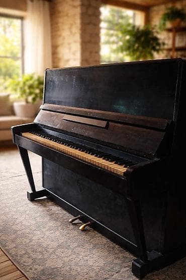 ucuz pianolar: Oktava piano – klassik qara korpuslu, taxta konstruksiyalı — 2