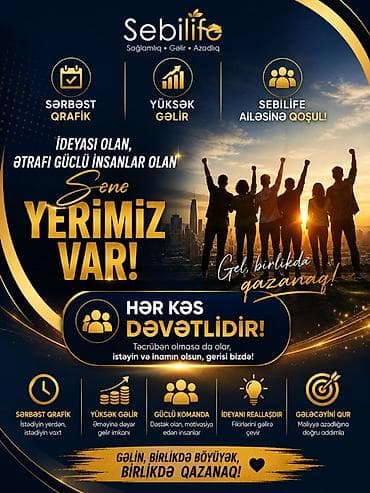 Sebilife – Sağlamlıq • Gəlir • Azadlıq İdeyası və məqsədi olan hər — 1