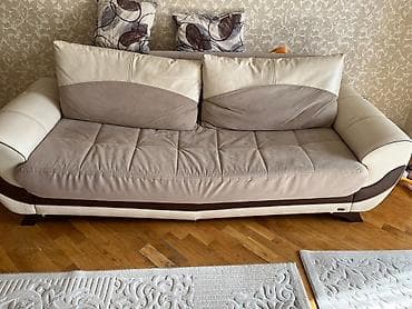 parça dolap: Meubel dəsti - Geniş sürgülü qapılı şkaf: krem rəngli panel və tünd — 6