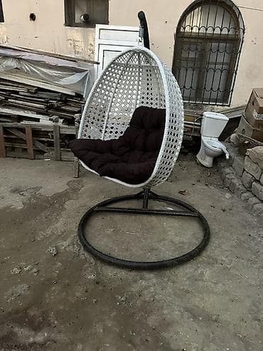 kreslo tek: Asma yelləncək kürsü – rattan üslubunda Tezedir 1 2 defe istifade — 1