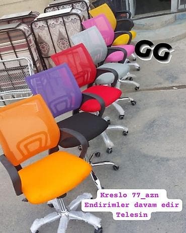kreslosu: Sifarişlə ofisçun Kreslo 77_azn.Reng seçimi var.Çatdirilma gün ərzində — 3