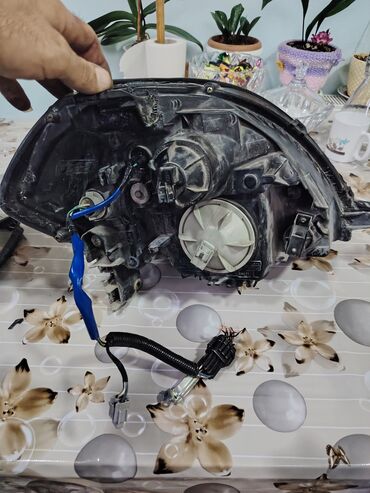 задняя фара на ниссан примера р12: Komplekt, Yaxın və uzaq vuran işıqlar Nissan, 2003 il, İşlənmiş — 1