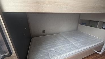 ucuz stular: Oğlan və qız üçün, İşlənmiş, Çarpayı, Matras ilə, Siyirməsiz, Taxta — 2
