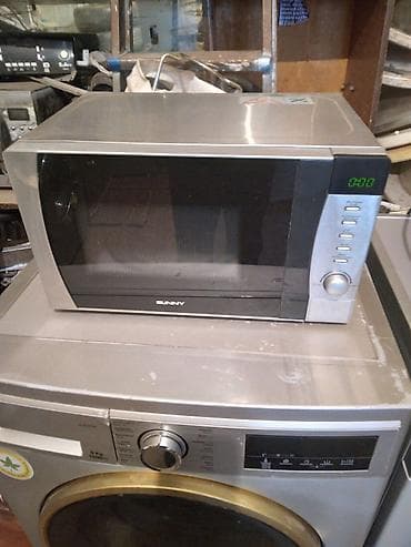 Mikrodalğalı soba Sunny, Ayrıca dayanan, Mikrodalğalar ilə, rəng - Gümüşü