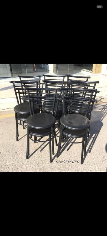 toxunma saplar satisi: Yeni, Sadə stul, Dəri, Azərbaycan — 3